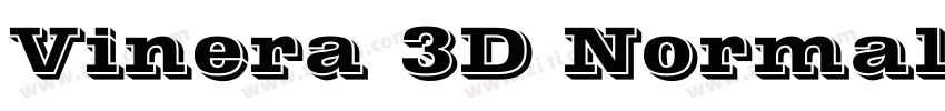 Vinera 3D Normal字体转换
